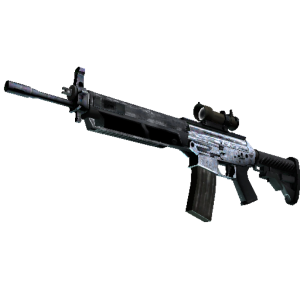 SG 553 | Damascus Steel (Minimal Wear)