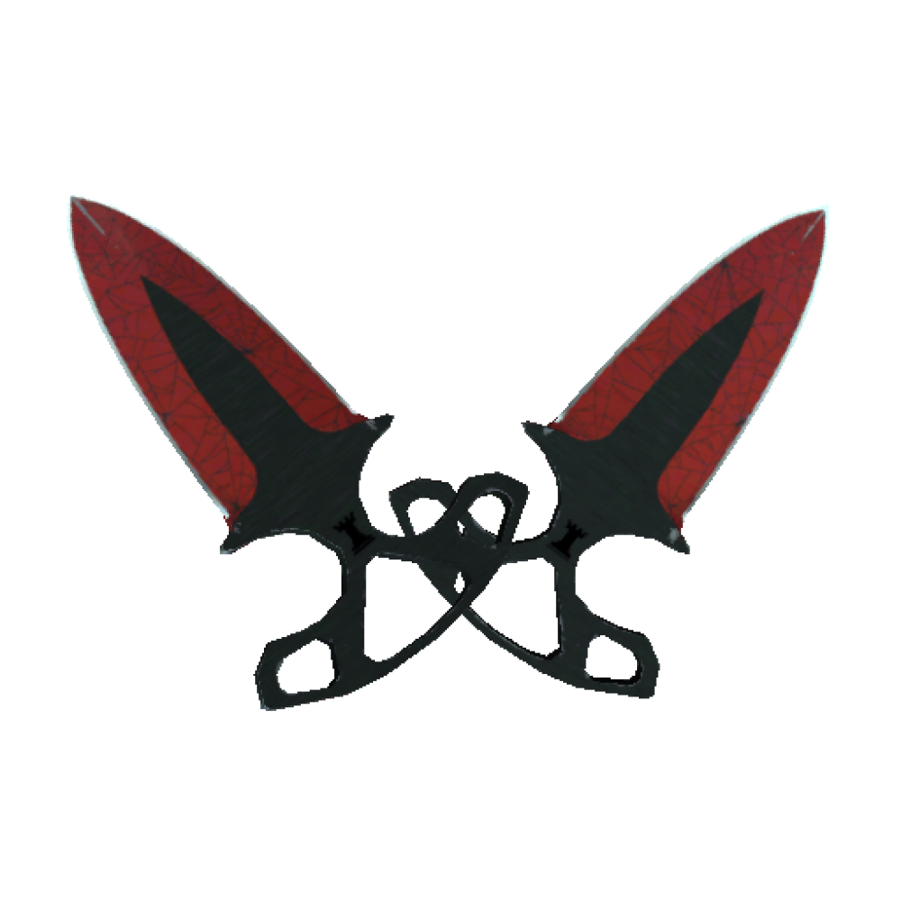 Shadow Daggers | Crimson Web (Well-Worn) Shadow Daggers | Crimson Web (Well-Worn)