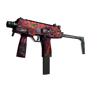StatTrak™ MP9 | Ruby Poison Dart (Field-Tested)
